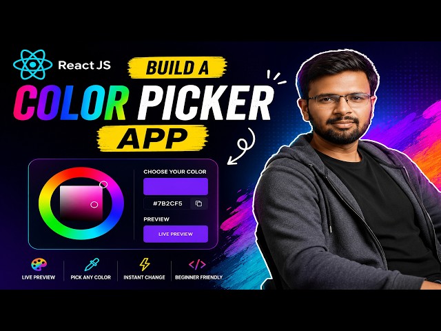 Build a Color Picker App Using React JS | Beginner Friendly Project