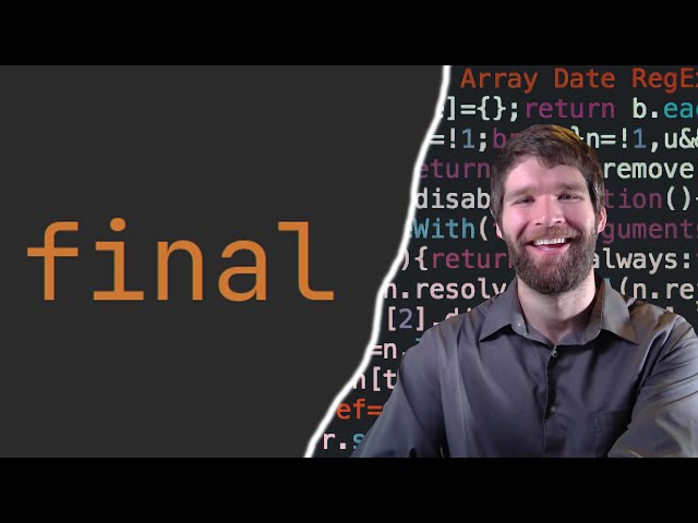 The Final Keyword - Java Programming
