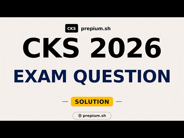 CKS Exam Question 1 - TLS Secret