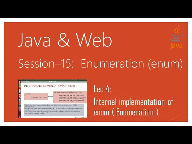 Enumeration ( enum ) in Java | #4 | Internal implementation of enum ( Enumeration ) in Java