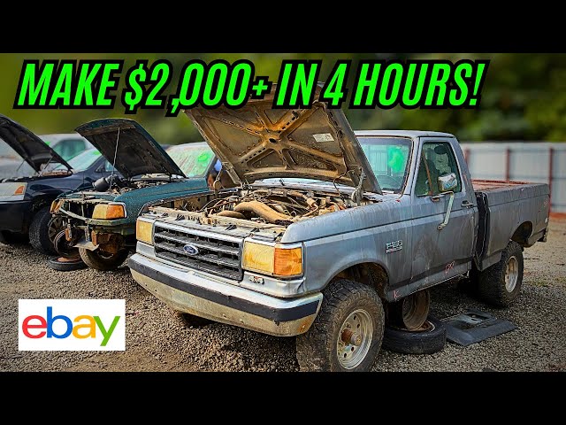 How To Make $2,000+ in 4 Hours at the Junkyard! 💰