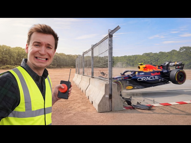 I Built an F1 Crash Barrier - Then CRASH Tested It