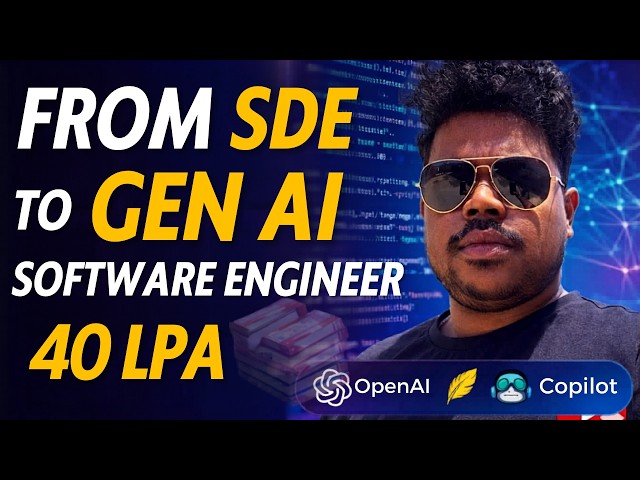 From SDE to Gen AI Developer in 90 Days Notice Period | Software Engineer 