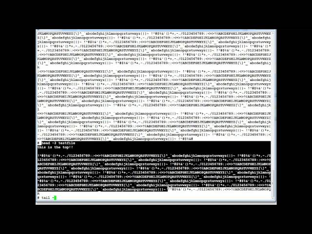 How to View a Text File in AIX