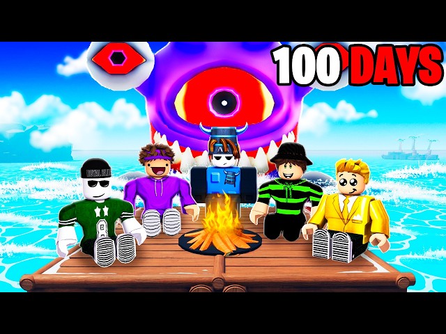 I Survived 100 Days at Sea with Youtuber Team!