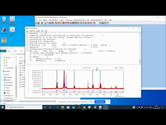 Reitveld Analysis - Part 1