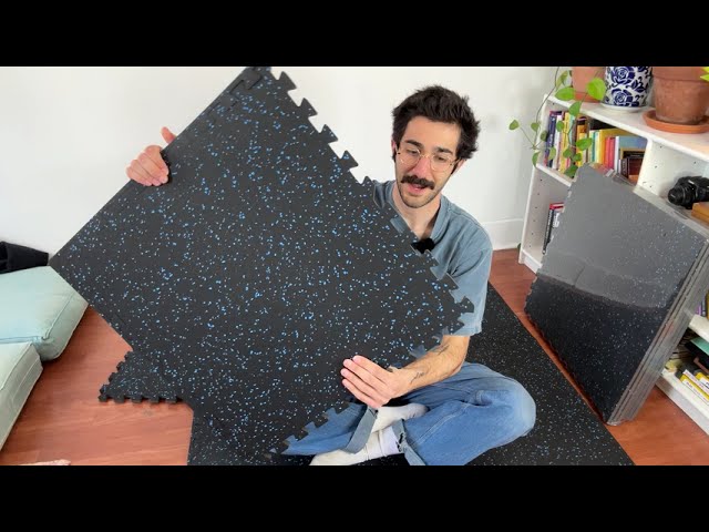 First Look at SUPERJARE Rubber Exercise Mats!
