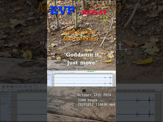 CELL 1 Electronic Voice Phenomena in Rootstown, Ohio | Cellphone Video One #halloween #camp #evp