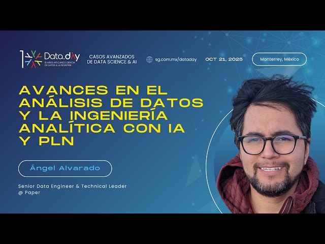 Advances in data analysis and analytical engineering with AI and NLP | Data Day