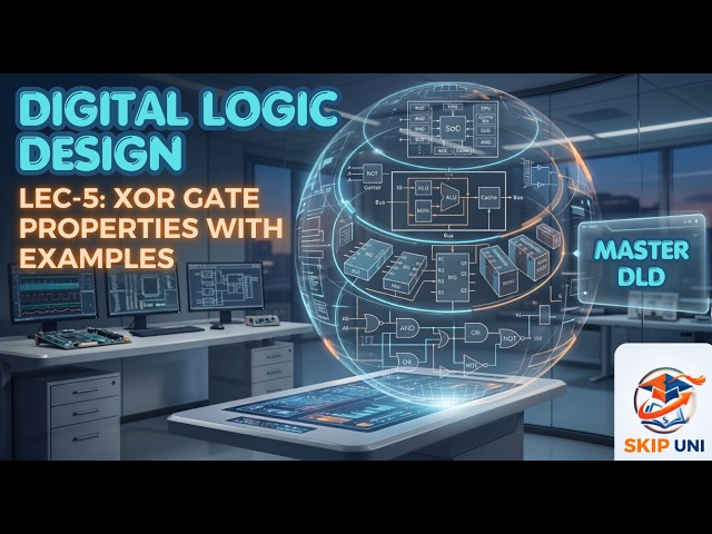 XOR Gate Properties with Examples | Digital Electronics & Digital Logic | @SkipUNI
