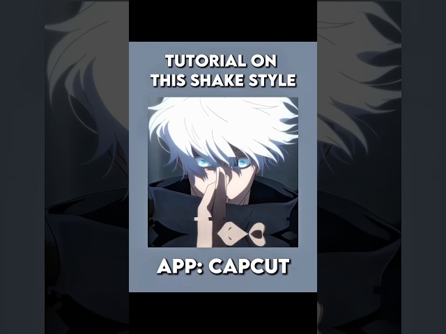 CapCut || SHAKE STYLE TUTORIAL