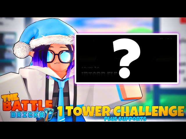 CAN I BEAT THE BATTLE BRICKS WITH ONE TOWER and supports? [The Battle Bricks One Tower Challenge #1]