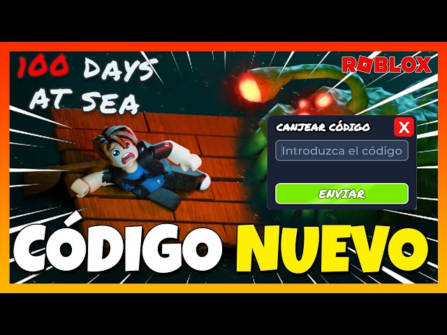 ✅CÓDIGO NUEVO de 🌊 100 DIAS EN EL MAR 🌊 100 DIAS EN EL MAR Roblox 🌊 100 DAYS AT SEA Roblox