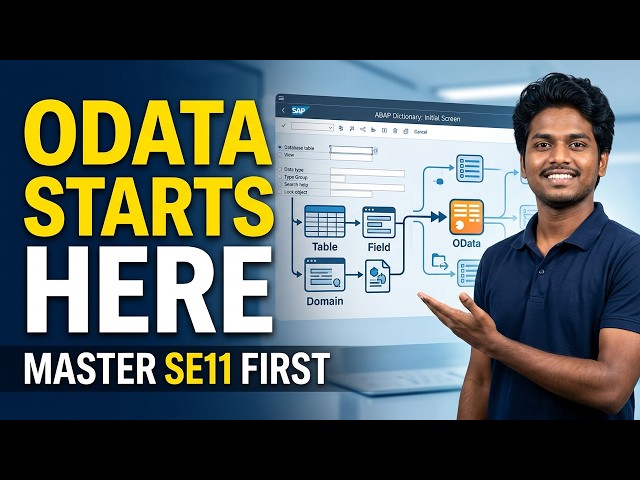 Learn SAP OData from Scratch #1 | SE11, Tables, Fields, Domains & Data Elements