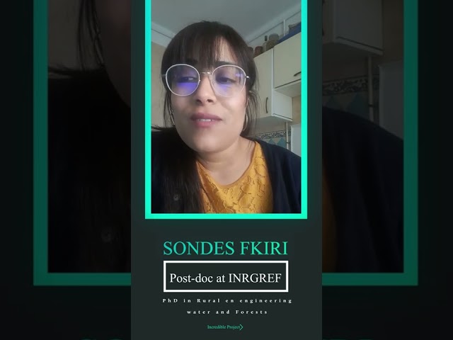 Meet Sondes Fkiri winner of the INCREDIBLE Knowledge Contest on NWFP