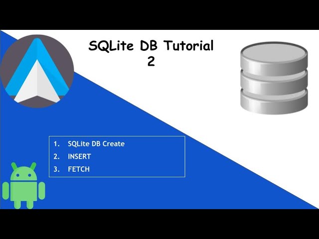 SQLite Database in android studio - 2, local database create , update, fetch data in android studio.
