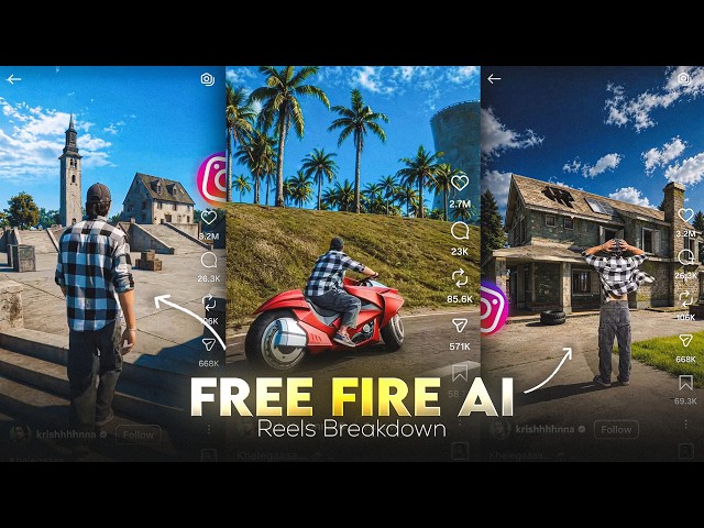 Instagram Trending FREE FIRE AI Generate reels edit | Free Fire Ai reels Tutorial 🤯🔥