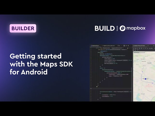 Getting started with the Maps SDK for Android