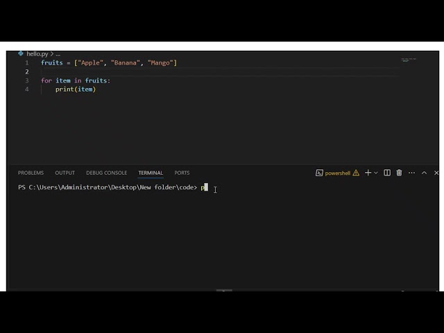 PYTHON LIST CREATING DEMO