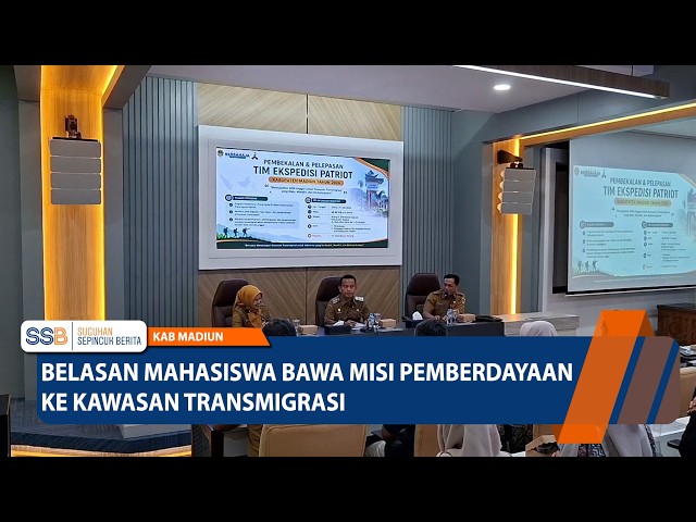 Belasan Mahasiswa Bawa Misi Pemberdayaan Ke Kawasan Transmigrasi – KAB MADIUN