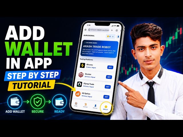 📊 How to Add Wallet in Binary Trading bot | 🦾 Arash Trade Robot Wallet Setup Tutorial | 💰