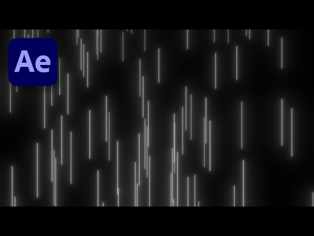 Speed Lines - After Effects Tutorial
