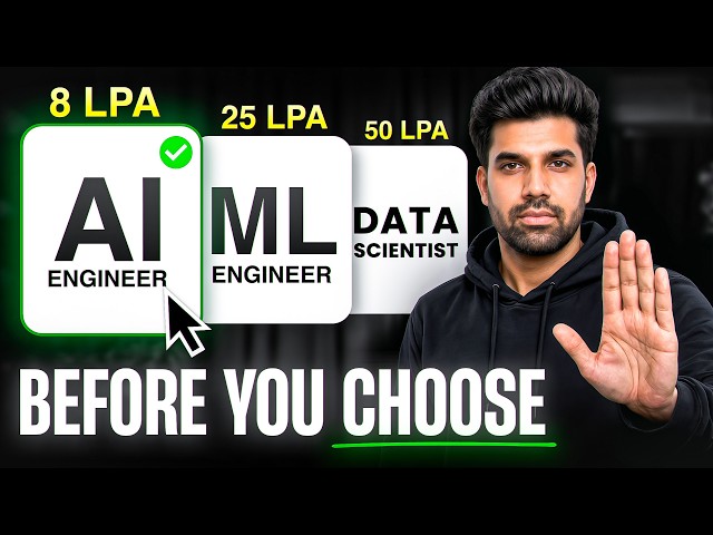 Don’t waste 2026 on the Wrong Career (AI Engineer vs ML Engineer vs Data Scientist)