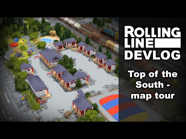 Rolling Line devlog: Top of the South map tour