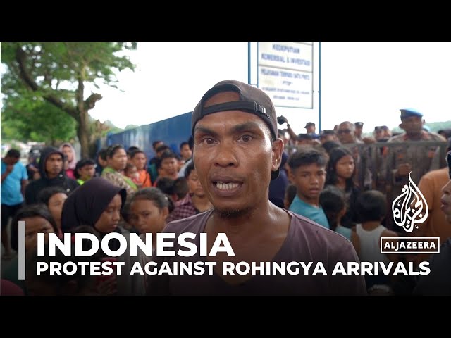 Rohingya refugees in Indonesia: Locals protest against Rohingya arrivals