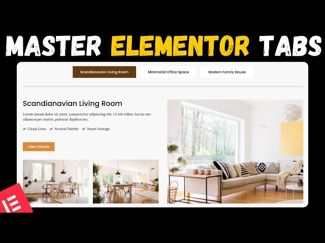 2026 ELEMENTOR TABS Masterclass | Create a Modern Responsive Layout | Wordpress Elementor Tutorial