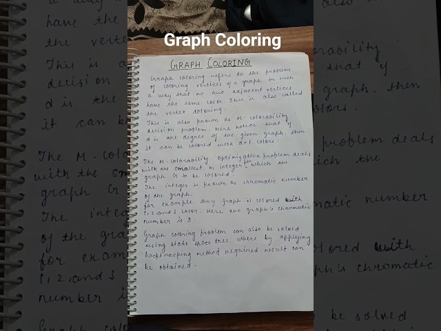graph coloring and cromatic number #ADA #discrete #spacestate #graphtheory #rgpv #algorithm