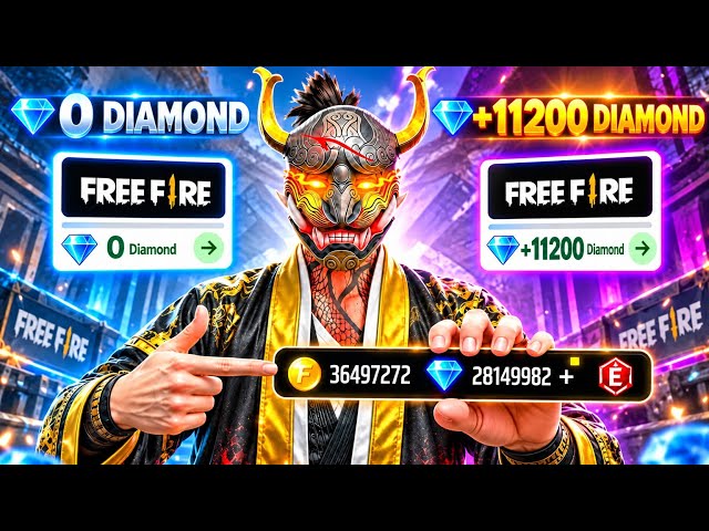 How To Get +11200 Diamonds in Free Fire 😱💎 | Free Diamonds & Redeem Code Trick 2026