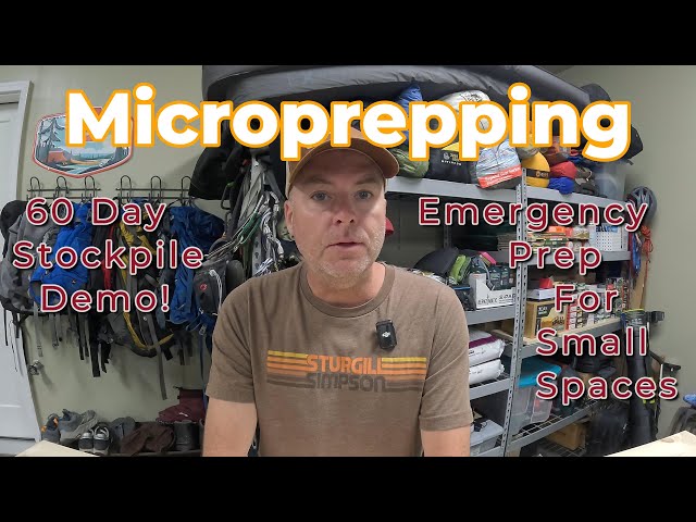 Emergency Preparedness - Microprepping - 60 Day Survival Supply Demo