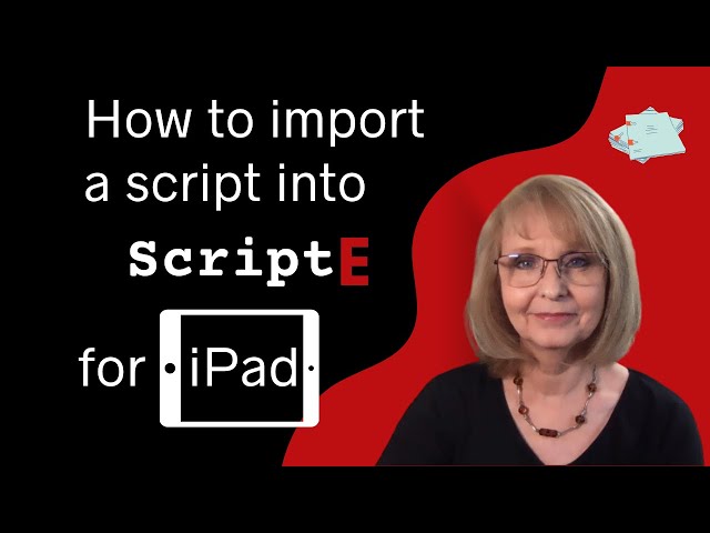 How to upload a script into ScriptE