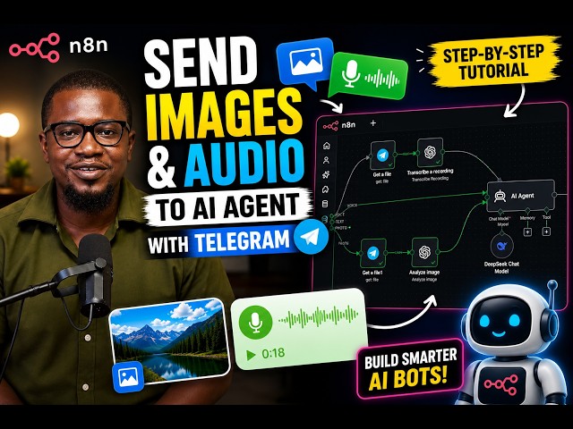 Build an AI Telegram Bot That Understands Images & Audio | n8n Tutorial