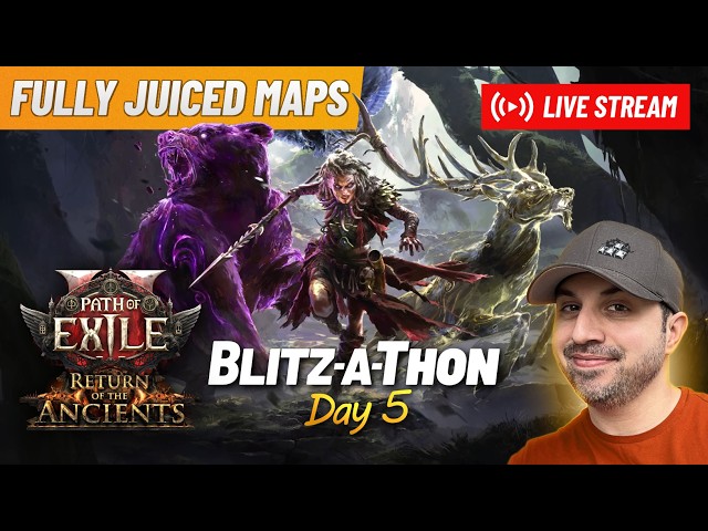 Blitz-A-Thon Day 5... Path of Exile 2 T15-16 Red Maps... Spirit Walker COLD OWL BOSS!!