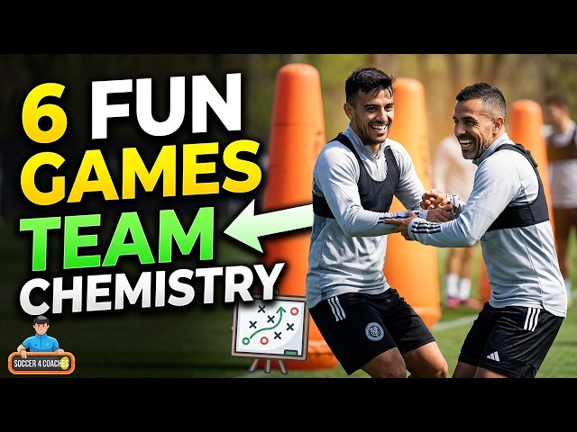 ⚽🔰6 Fun Games to Ignite Team Chemistry / Fun Soccer Drills For Coaches