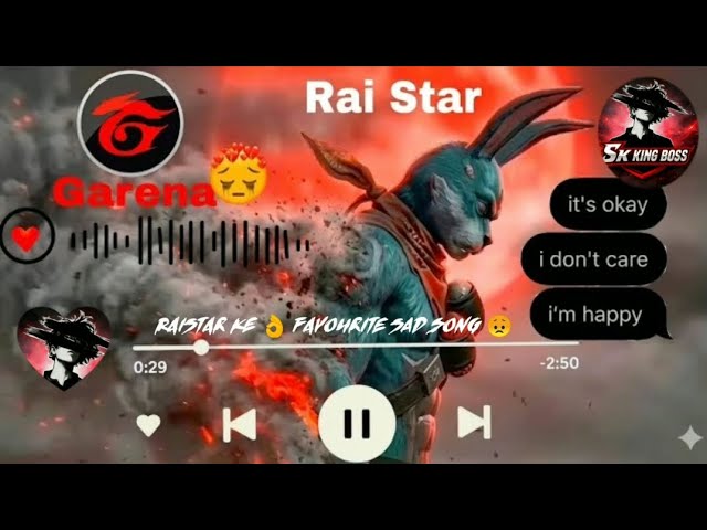 😘 RAISTAR'S 👌 FAVOURITE SAD SONG 😞 #raistar