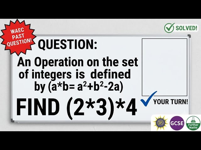 How to Solve Binary Operations Step-by-Step | Find (2 * 3) * 4