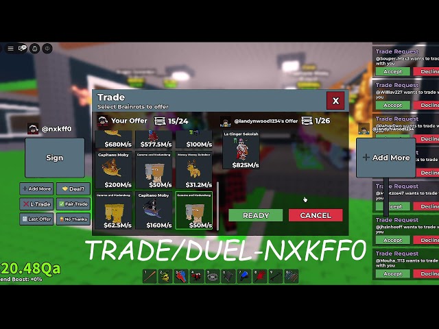🔴 LIVE Roblox Steal Brainrot 🔥 Trade + Duel + PvP Battles | GoodTk