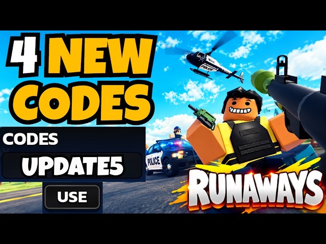 *NEW CODES* ALL NEW WORKING CODES FOR RUNAWAYS IN SEPTEMBER 2026! (NEW UPDATE 5 CODES) | ROBLOX