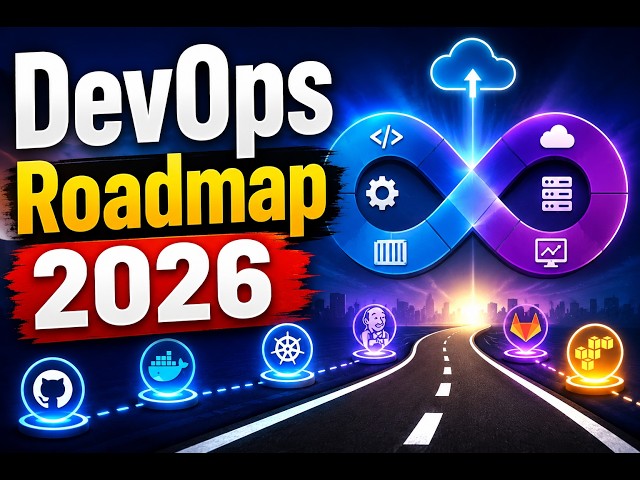 DevOps Roadmap 2026: Complete Beginner to Job-Ready Guide |AWS, Azure, Docker, Kubernetes, Terraform