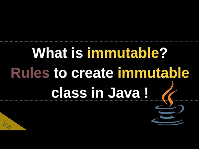 Immutable Class in Java Explained | How to Create Immutable Class with Example