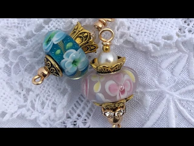 Dangles from wide holed beads