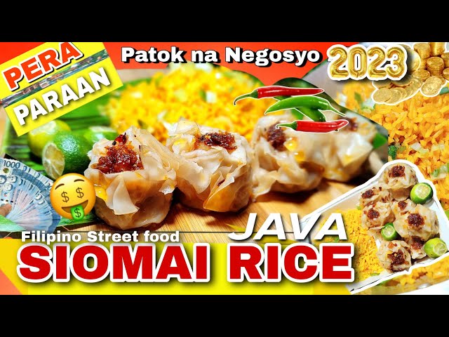 TRENDING FILIPINO STREET FOOD SIOMAI WITH JAVA RICE RECIPE PATOK NA NEGOSYO NGAUN 2024
