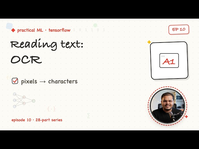 10. Optical Character Recognition (OCR) | Practical ML with TensorFlow