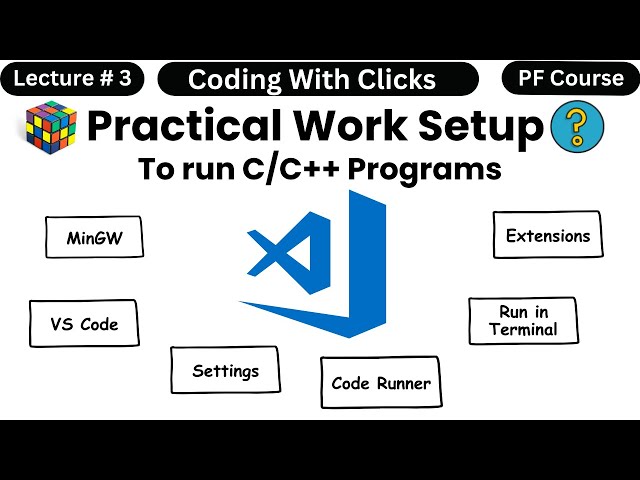 Lec 3 - Set up Visual Studio Code to Run C/C++ Programs - Programming Fudamentals Full Course