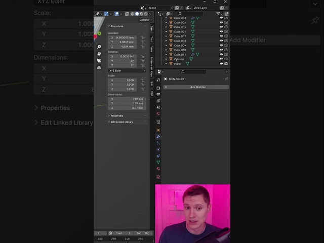 Making a laptop with Blender #blender #blendertraining #tutorial #b3d