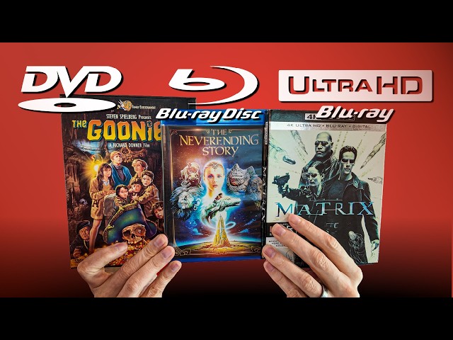 WHAT'S THE DIFFERENCE? | DVD, Blu-ray, 4K Blu-ray Discs Explained! | Home Theater Basics