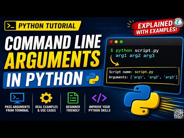 Command Line Arguments in Python Explained | sys.argv Tutorial with Examples